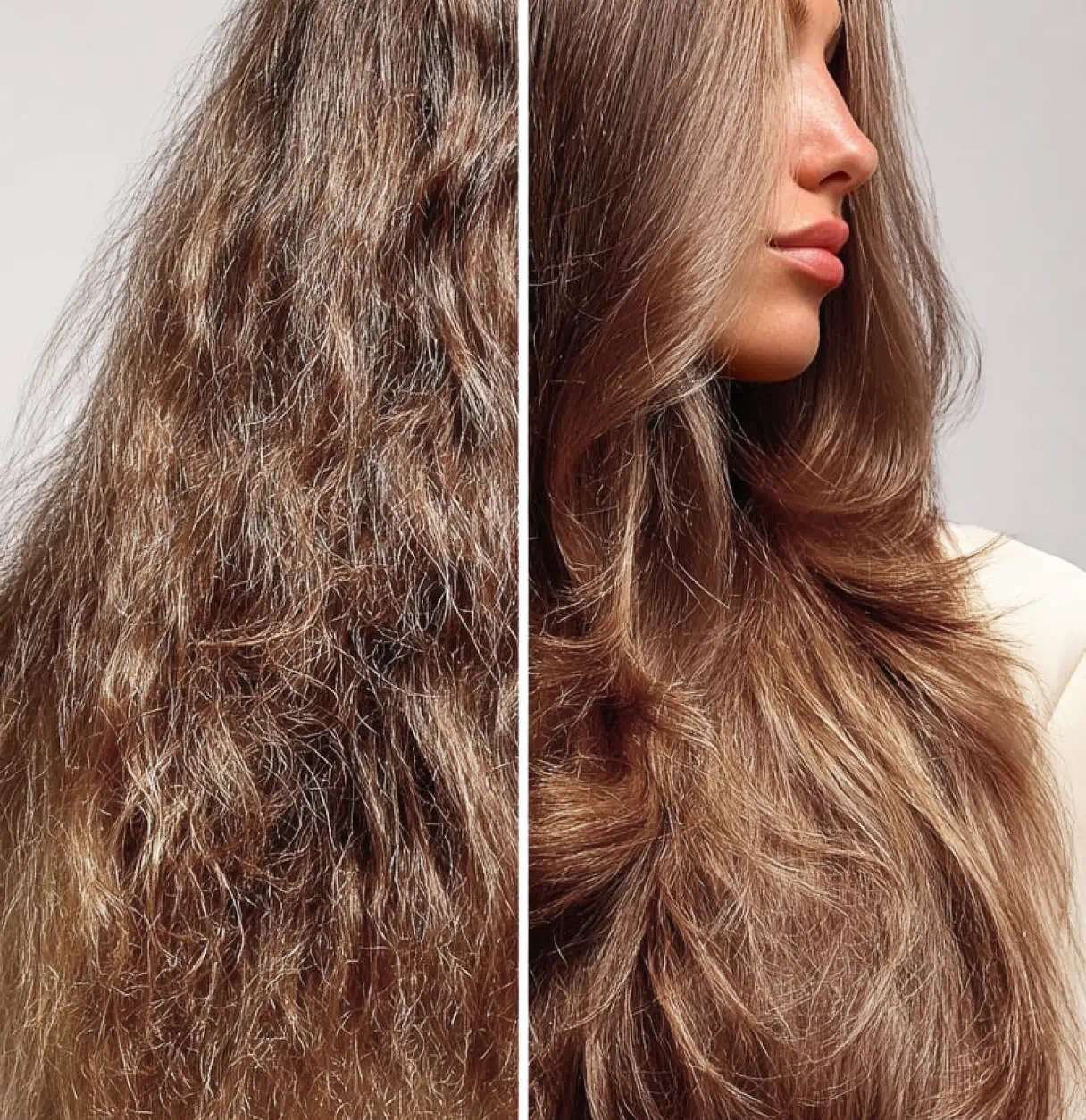 hair before and after